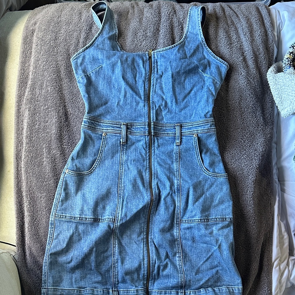 7 For All Mankind Indigo Denim Dress